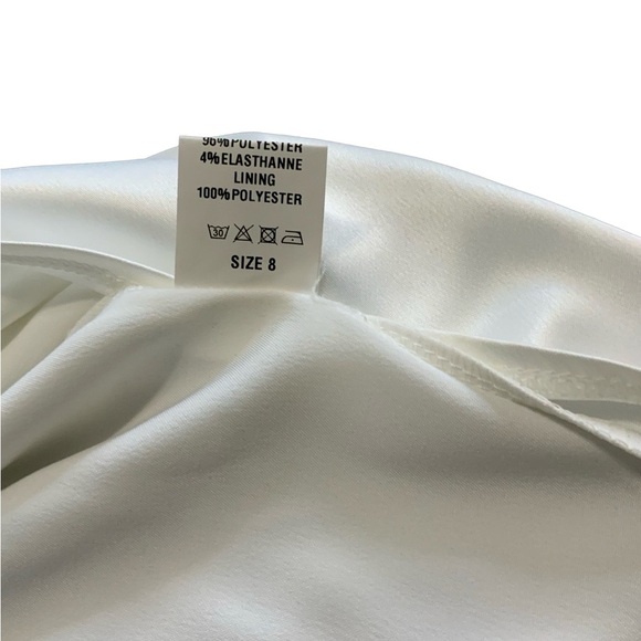 Jaded Rose 🌸Dalina🌸 - Off the Shoulder Corset Mini Dress in Ivory Satin … - Picture 9 of 14